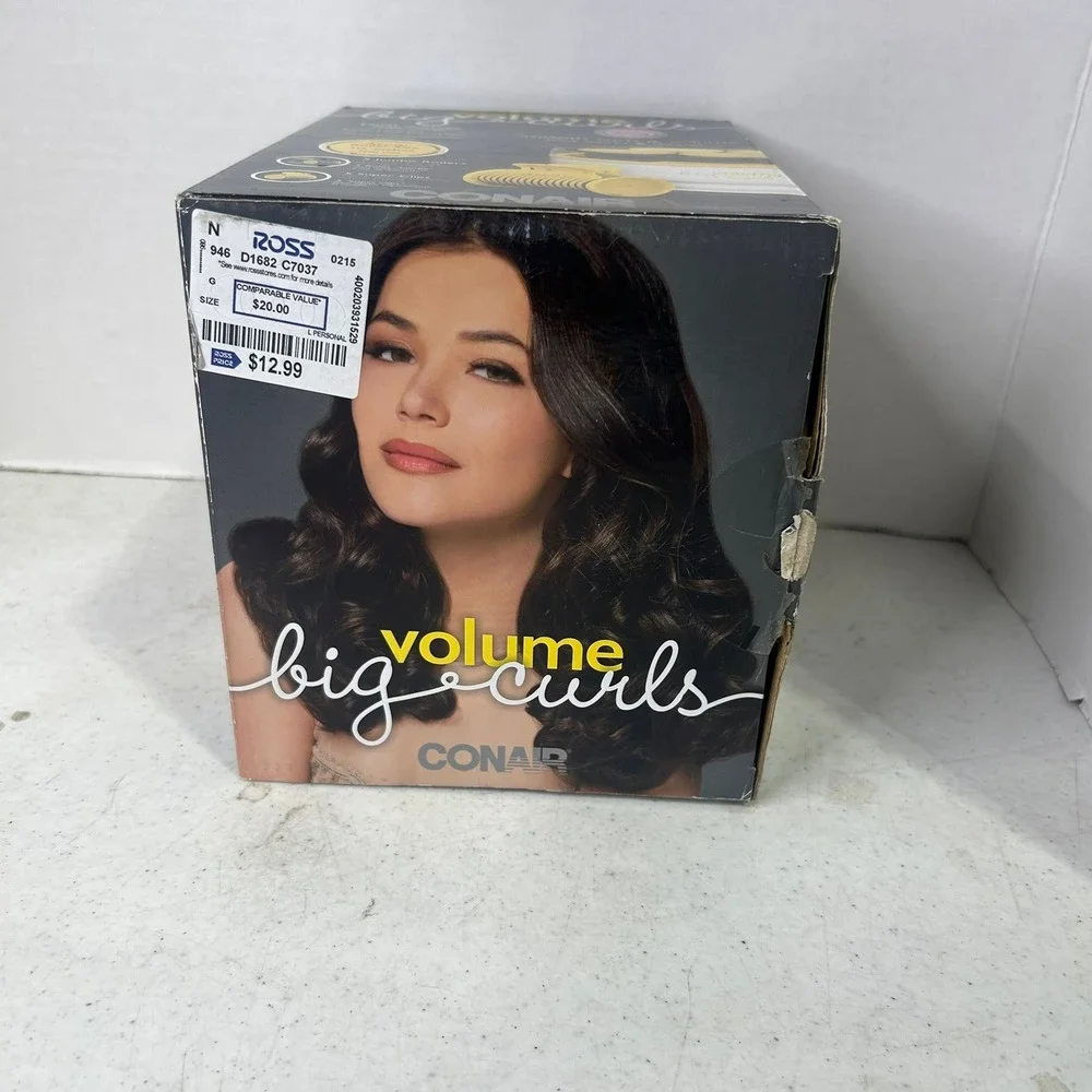 Conair Big Curls Volume 5 Jumbo Roller Hair Setter TS6X2 Dual Voltage Ulta New